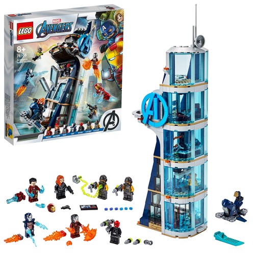 Lego supereroi avengers tower - avengers,